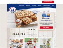 Tablet Screenshot of diamant-zucker.de
